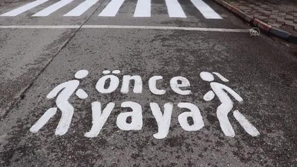 "Yayalara öncelik duruşu, hayata saygı duruşu" etkinliği