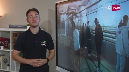 TV3V - Visite au Fort de Schoenenbourg de la section usinage du Lycée Goulden de Bischwiller