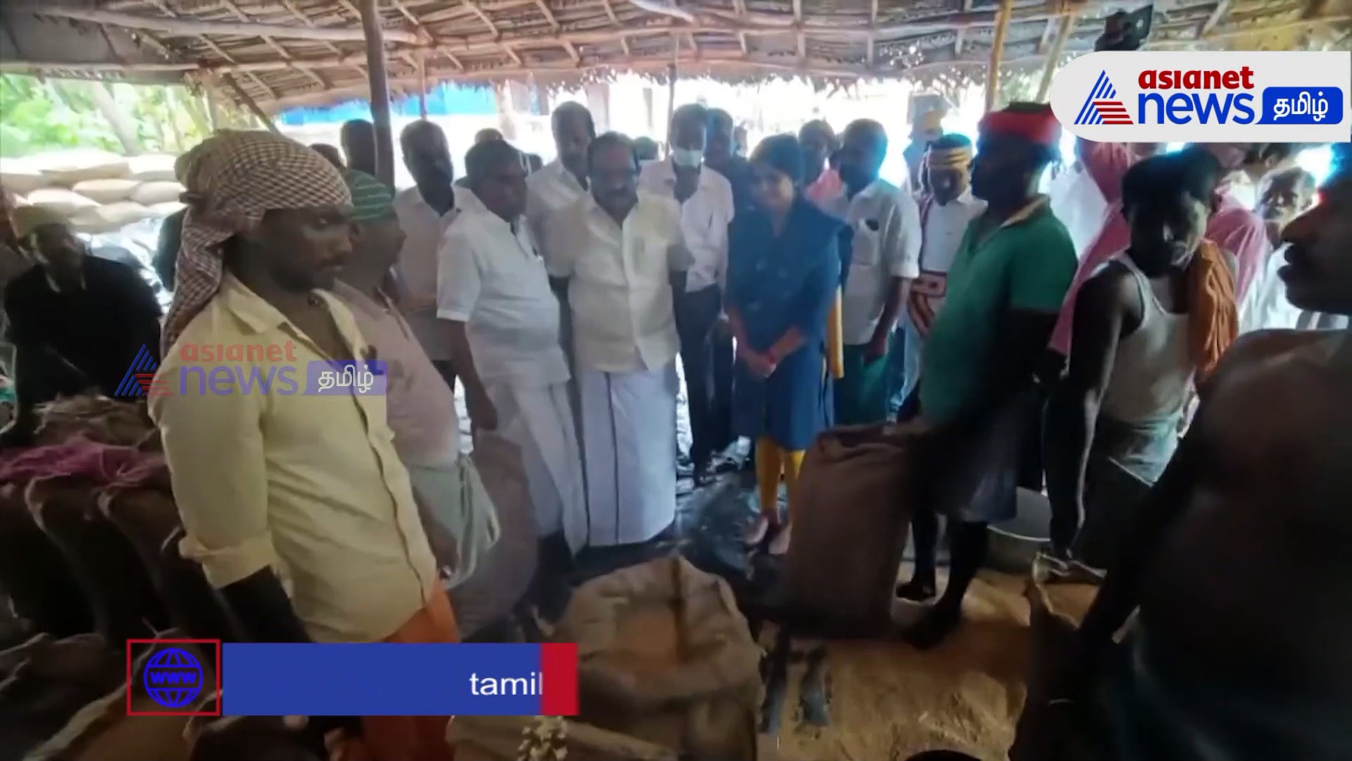 நேரடி கொள்முதல் நிலையங்களில் அமைச்சர் சக்கரபாணி திடீர் ஆய்வு