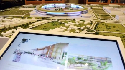 Así es la maqueta interactiva de cómo será la Expo de 2027 de Málaga