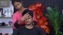 Indian Lady  Barber Giving A Satisfying head And Ear Massage | ASMR Satisfying Video