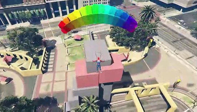 Spiderman Bike Jumps GTA 5 ( Spider-Man Stunts & Fails )