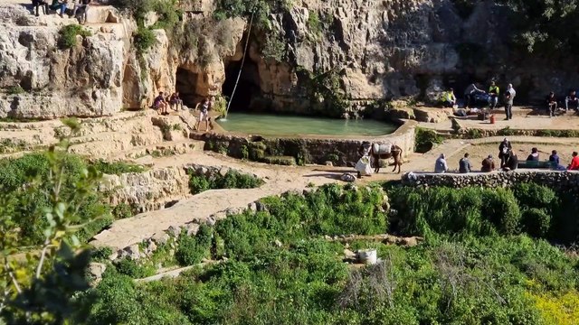 أجمل عين في بلدة حوسان | عين الهوية | تصوير جوي | يلا معانا ع فلسطين