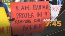 Bantahan Penduduk | Bimbang keselamatan pelajar, bantah pembinaan pangsapuri