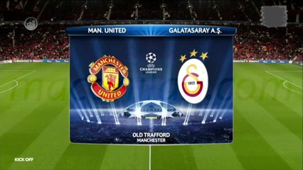 Manchester United 1-0 Galatasaray [HD] 19.09.2012 - 2012-2013 Champions League Group H Matchday 1 (Ver. 2)
