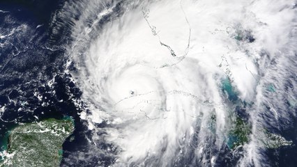 La NASA transmitió en vivo la llegada del huracán Ian a Florida