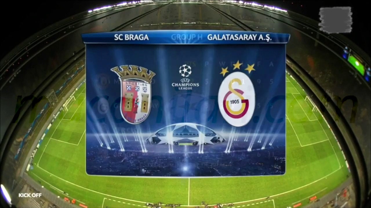 SC Braga 1-2 Galatasaray [HD] 05.12.2012 - 2012-2013 Champions League Group H Matchday 6 (Ver. 2)