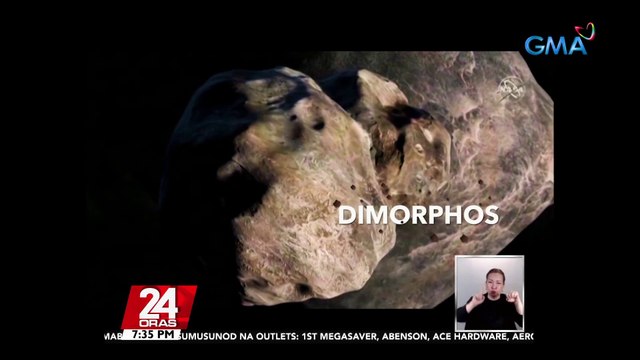 #KuyaKimAnoNa?: Pagtama ng spacecraft ng nasa sa 160-meter asteroid, sinadya at bahagi raw ng kanilang double asteroid redirection test o DART | 24 Oras