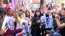 İstanbul'da 'Mahsa Amini' protestosu