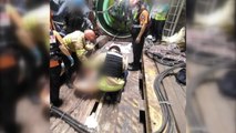 크레인에서 떨어진 철 구조물에 맞은 60대 노동자 숨져 / YTN