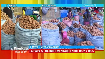 El incremento en el precio de la papa también afecta a mercado de Santa Cruz
