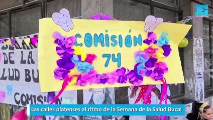 Las calles platenses al ritmo de la Semana de la Salud Bucal