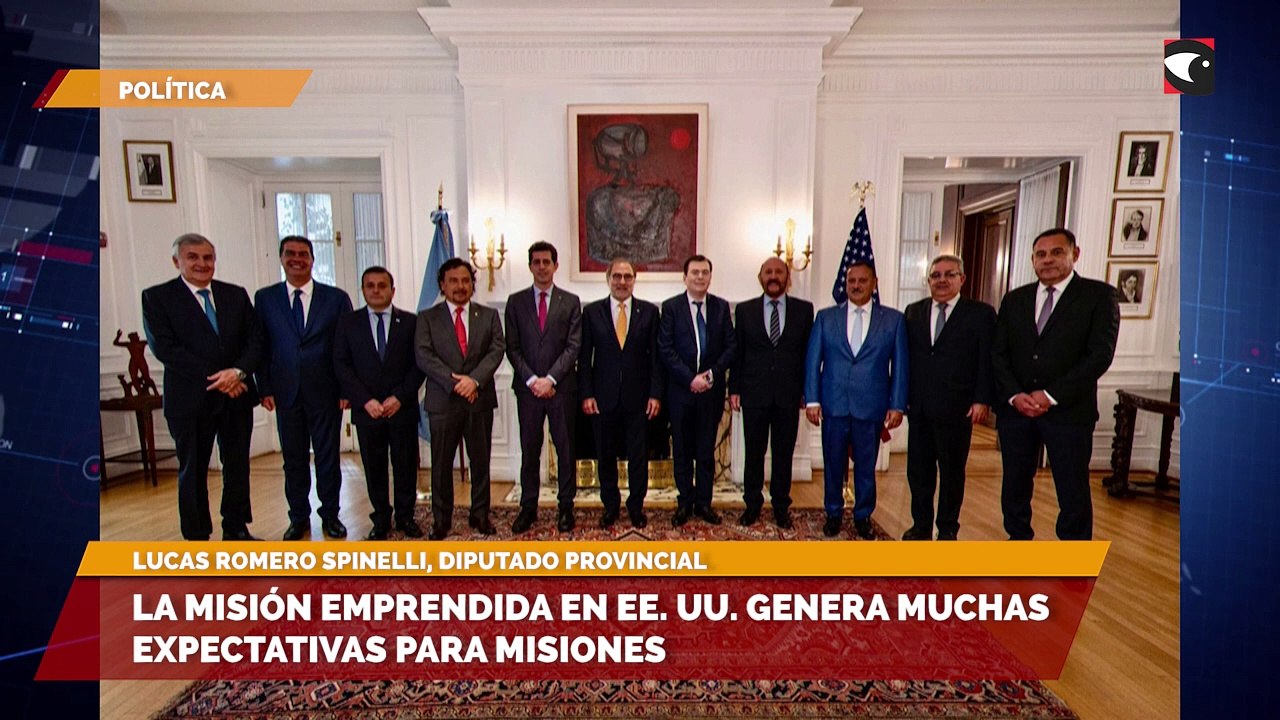 La misión emprendida en EE. UU. genera muchas expectativas para Misiones