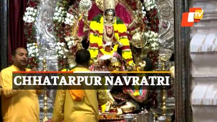 Navratri Celebrations From Chhatarpur Temple In Delhi