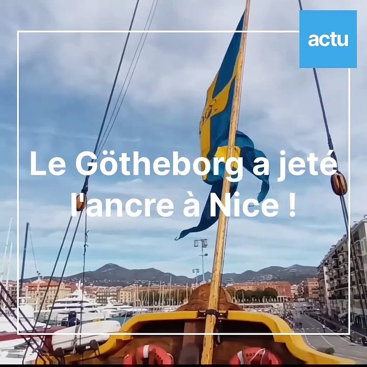Le plus gros voilier en bois du monde jette l'ancre à Nice !