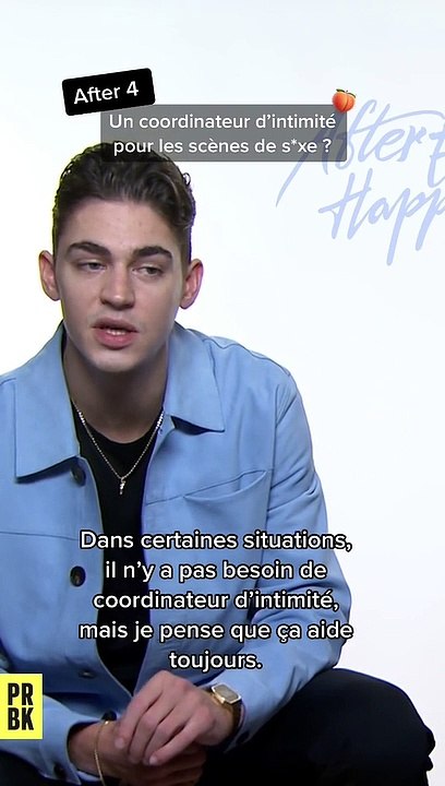 After - Chapitre 4 (After Ever Happy) : Josephine Langford (Tessa) et Hero Fiennes-Tiffin (Hardin) se confient sur les tournages des scènes de sexe avec une coordinatrice d'intimité.