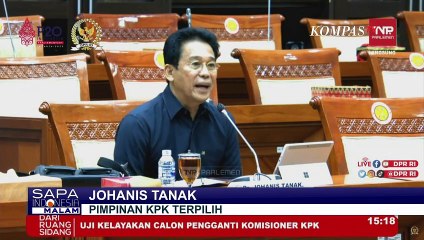 Download Video: Fokus ke Pencegahan Korupsi, Pimpinan KPK Terpilih Johanis Tanak: Uang Negara Terkucur!