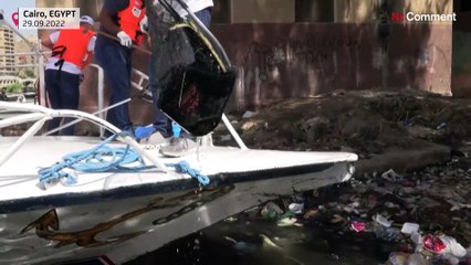 Egyptians clean up the Nile ahead of COP27