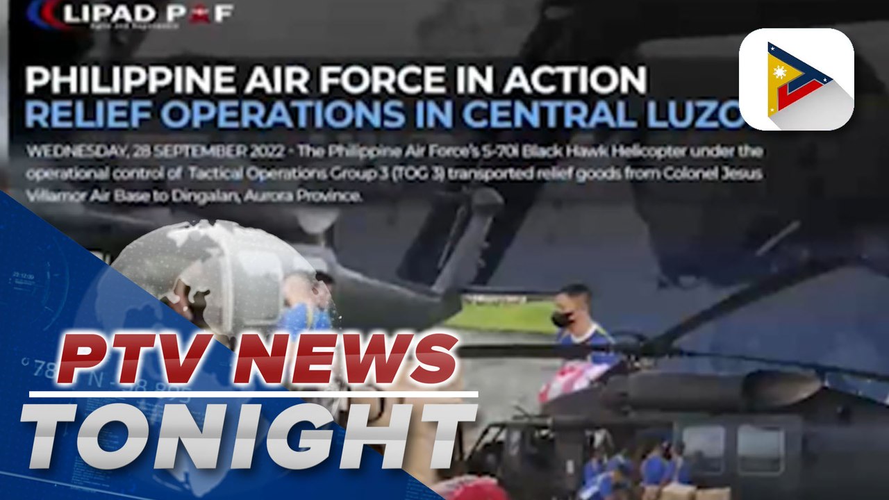 AFP air assets mobilized for typhoon relief distribution, logistical support