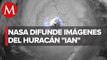 NASA muestra imágenes de huracán 'Ian' desde el espacio