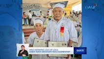 Mag-asawang lolo at lola, sabay naka-graduate sa elementary | Saksi