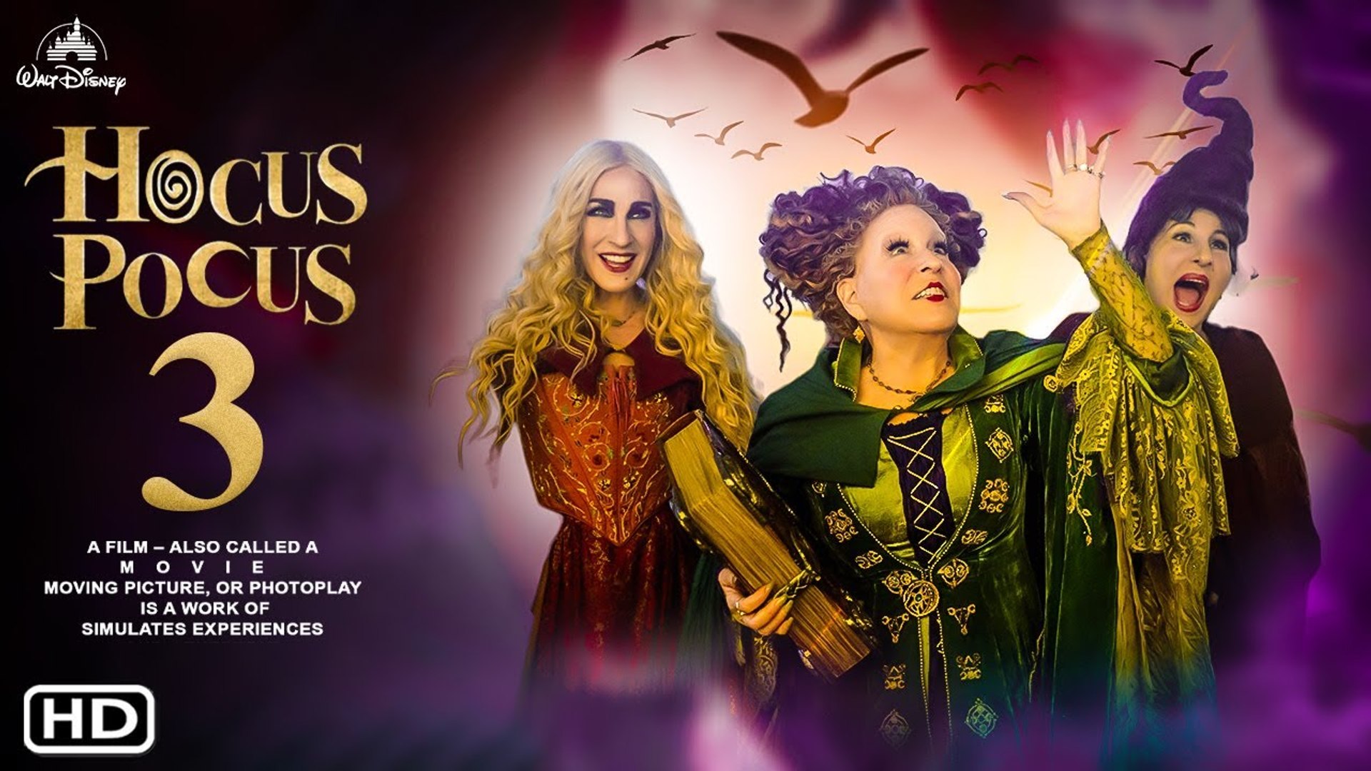 Hocus Pocus 3 Trailer   Disney+, Sarah Jessica Parker, Kim Cattrall,  Kristin Davis