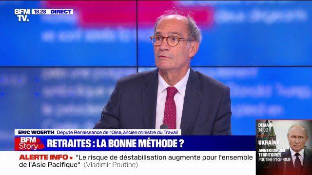 Éric Woerth sur les retraites: La première des justices, c'est qu'on sauvegarde l'équilibre financier du système par répartition sur le moyen terme
