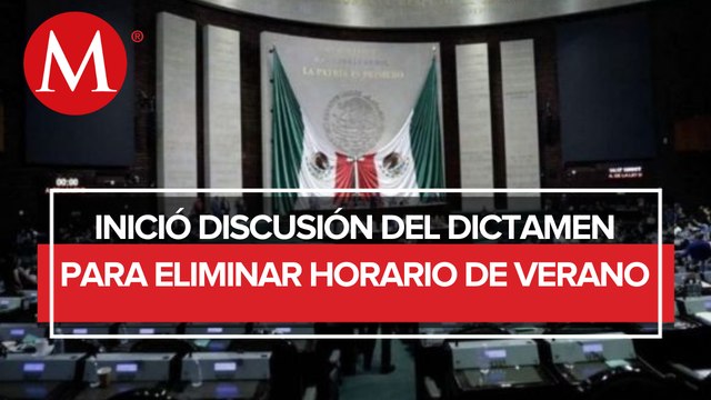 Diputados discuten eliminación del horario de verano