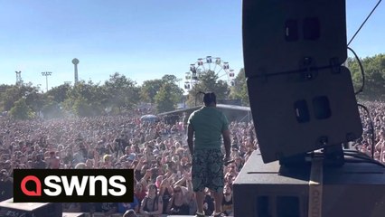 Footage of Coolio in "great spirits" during a festival performance just days before his death