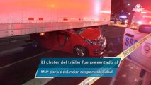 Muere conductor tras quedar prensado bajo un tráiler en Eje 3 Sur y Dr. Vértiz