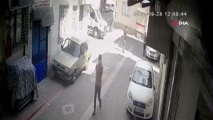 Son dakika haber: Elektrikli bisikletin çalınma anı kamerada