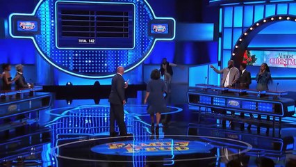 Team Talbert make it a VERY MERRY Almost Christmas Episode - Steve Harvey Family Feud