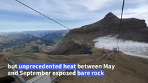Melting glaciers reveal a Swiss pass for first time since Roman era
