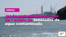Japón aprueba liberar más de 1 millón de toneladas de agua contaminada