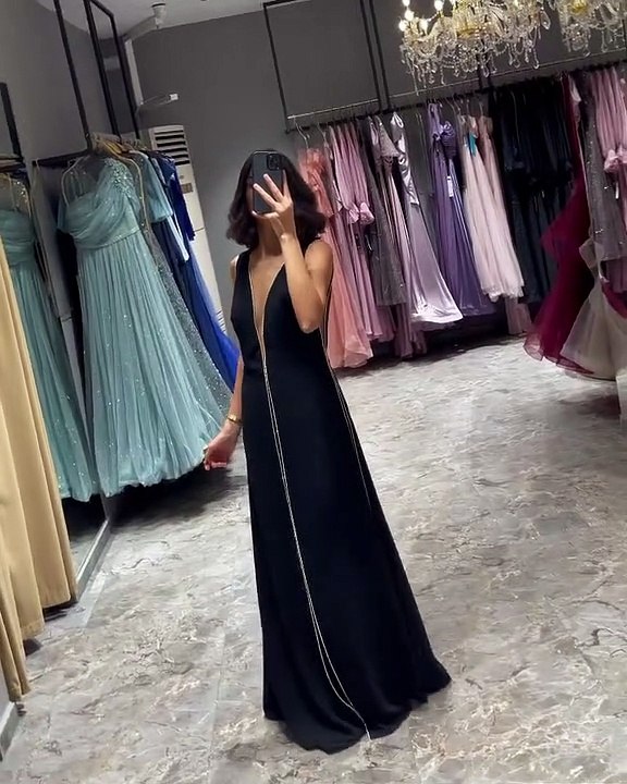 Athena Black Dress Jumpsuit