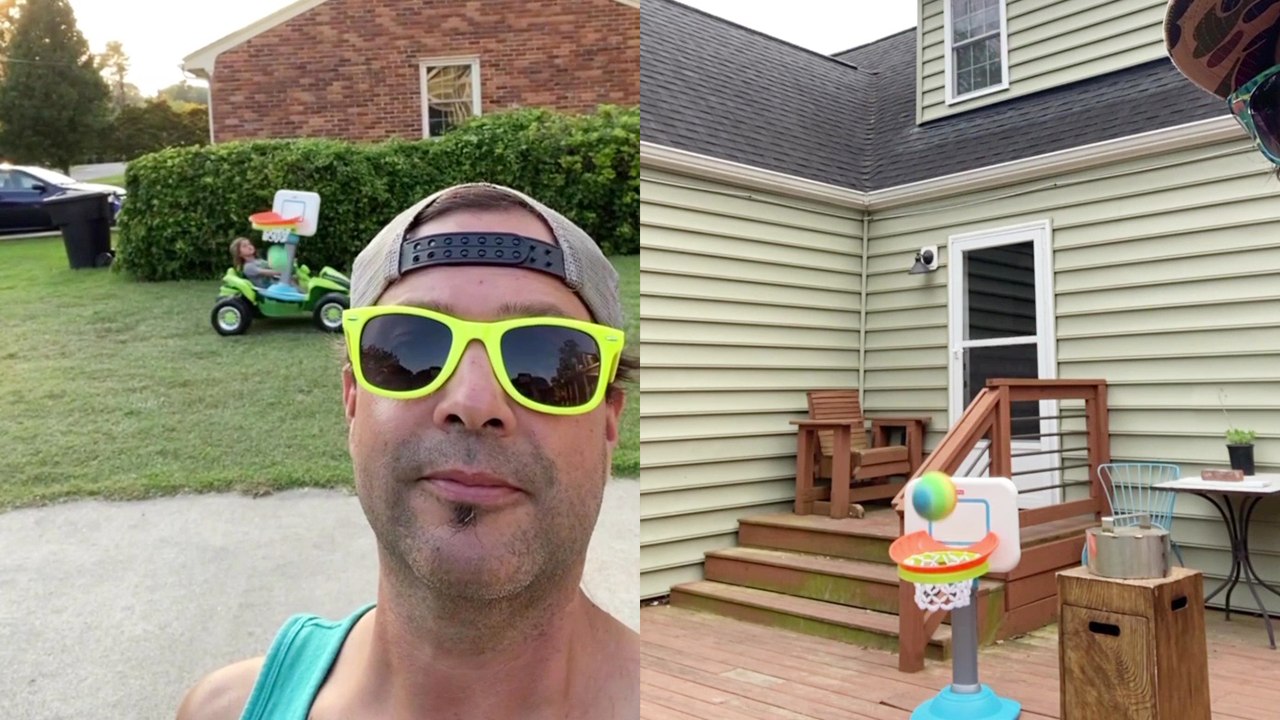 Guy shares UNREAL compilation of some of his STELLAR nolook basketball