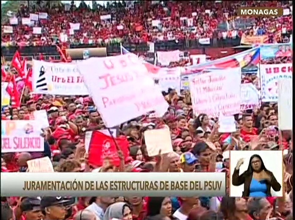 Juramentadas las nuevas estructuras de base del PSUV en Monagas