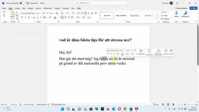 vad är dina bästa tips för att stressa ner - نصائح للتخلص من التوتر
