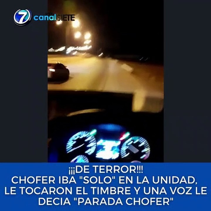 Supuesto fantasma pidió la parada y tocó el timbre de un autobús VACÍO