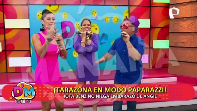 Karla Tarazona aborda a Jota Benz ante rumores de embarazo de Angie Arizaga: Su cara lo dijo todo