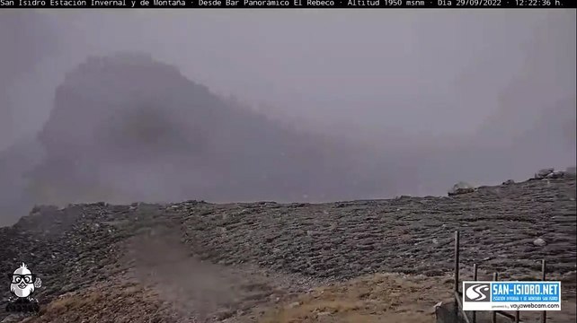 Primeras nieves en San Isidro