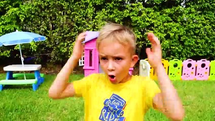 Vlad and Niki build inflatable house and more funny stories for kids