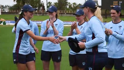 Ebony Hoskin receives her NSW cap - September 30, 2022 - The Border Mail