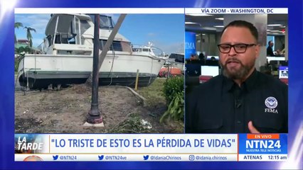 “Nos vamos a quedar hasta que la comunidad se recupere”: Alex Amparo, jefe y coordinador de recuperación de FEMA