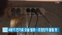 [YTN 실시간뉴스] 4분기 전기료 오늘 발표...조정단가 올릴 듯 / YTN