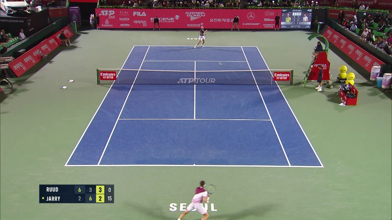 Ruud v Jarry | ATP Seoul Match Highlights | Mat...