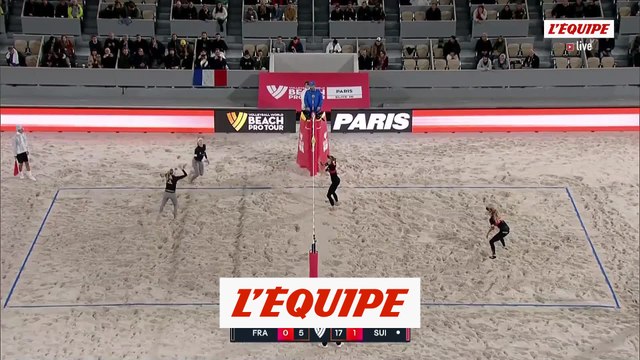 Douche froide pour Richard et Placette - Beach volley - Beach Pro Tour (F)