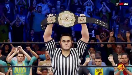 【WWE 2K22】NJPW・新日本プロレス：NEVER無差別級王座戦：棚橋弘至 vs. カール・アンダーソン