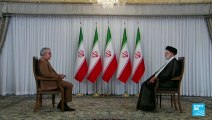 El presidente de Irán, Ebrahim Raisi, condenó el caos tras las protestas