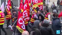 Francia: miles protestaron contra la reforma pensional y para exigir mejores salarios